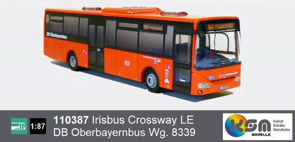 110387 - Irisbus Crossway LE - DB Oberbayernbus RVO Wagen 8339