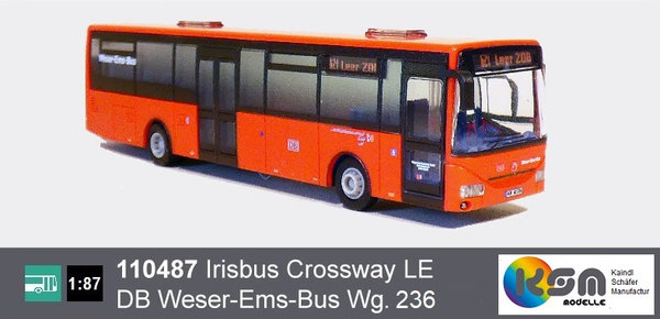 110487 - Irisbus Crossway LE - DB Weser-Ems-Bus Wagen 236