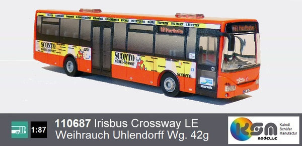 110687 - Irisbus Crossway LE - Uhlendorff Skonto Möbelhaus