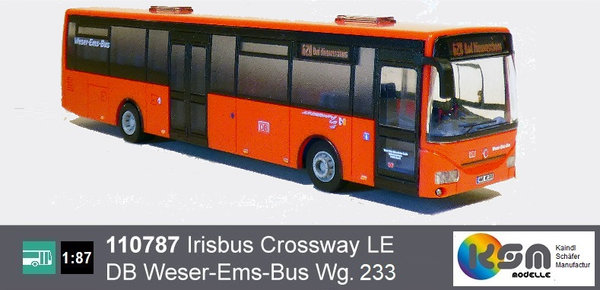 110787 - Irisbus Crossway LE - DB Weser-Ems-Bus Wagen 233