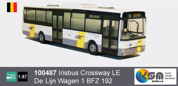 100487 - Irisbus Crossway LE - DE  LIJN Voyages Wergifosse