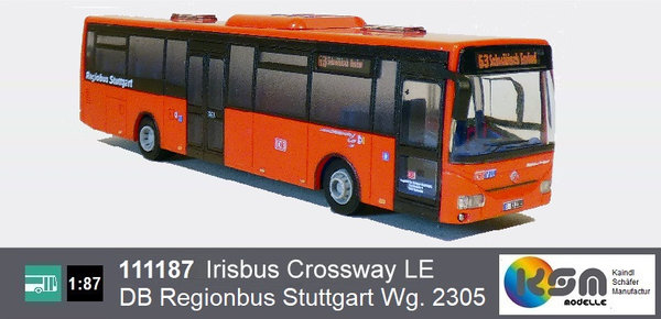 111187 - Irisbus Crossway LE - DB Regiobus Stuttgart Wagen 2305