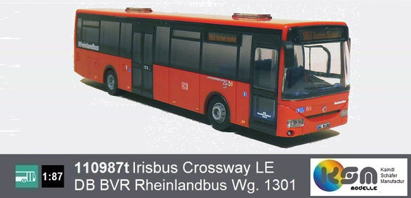 110987 - Irisbus Crossway LE - DB BVR Rheinlandbus Wagen 1301