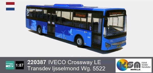 220387 - IVECO Crossway LE - Transdev Ijsselmond Wagen 5522